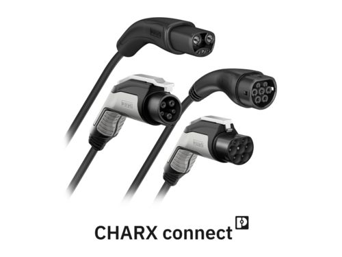 Phoenix Contact E-Mobility Produkte: AC-Ladekabel mit NACS-, Typ-1-, Typ-2- und GB/T-Stecker für Elektroautos, Ladestationen und Wallboxen