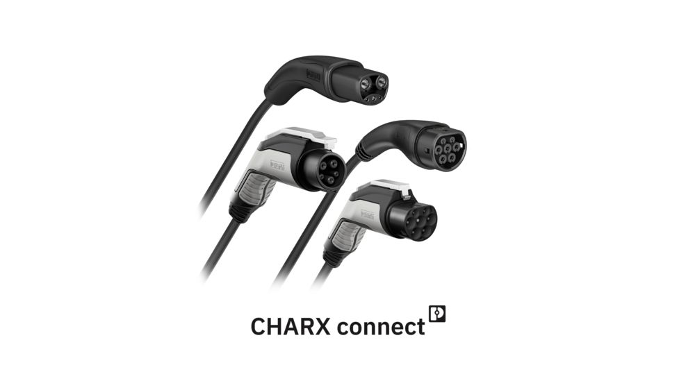 Phoenix Contact E-Mobility Produkte: AC-Ladekabel mit NACS-, Typ-1-, Typ-2- und GB/T-Stecker für Elektroautos, Ladestationen und Wallboxen