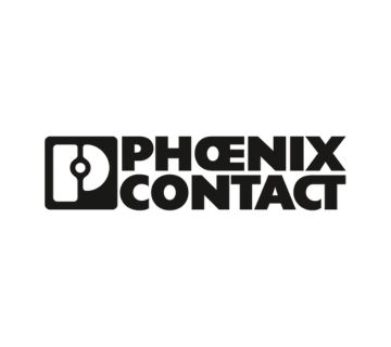 Phoenix Contact Logo schwarz auf weiß