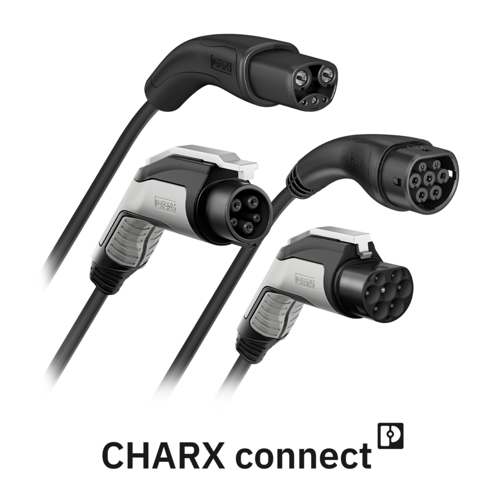 4 verschiedene AC-ladekabel