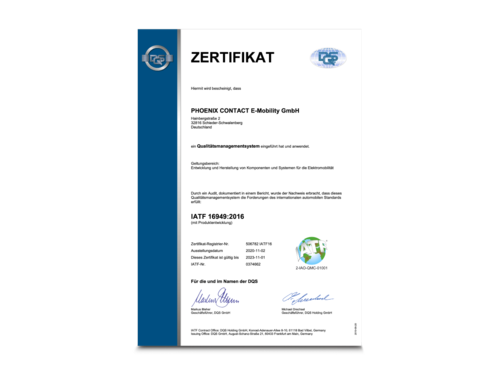 2017 – IATF-Zertifizierung